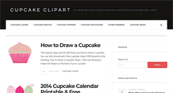 Desktop Screenshot of cupcakeclipart.com
